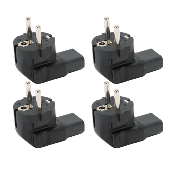4 kpl EU 4,8 mm IEC320 C13 Converter 90 asteen power kannettavien tietokoneiden power EU Plug 100-250V