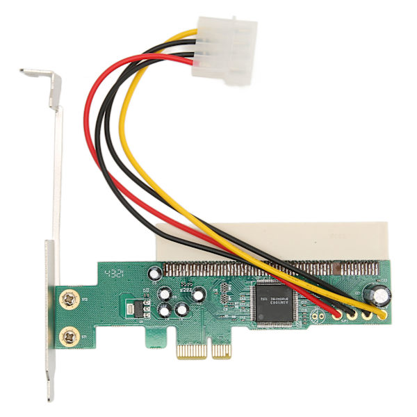 PCI Express til PCI-adapterkort 2,5 Gbps Dataoverførsel 4-benet strømforbindelse Plug and Play PCI Express-udvidelseskort