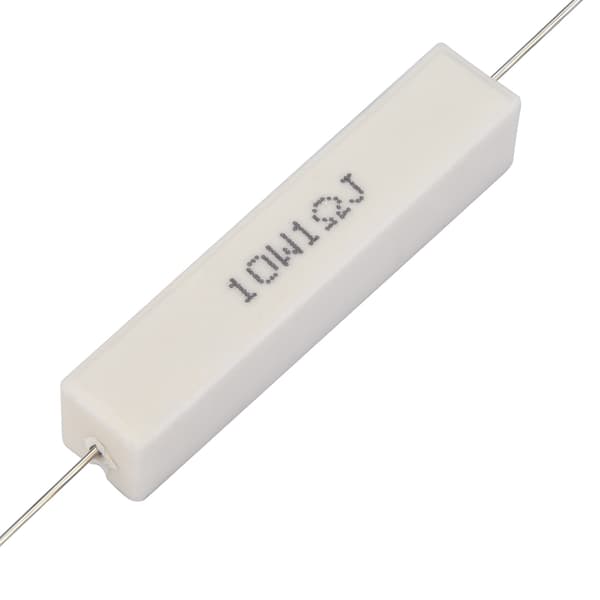 10 STK Højttalerdele Modstandssæt Højttalerdele Cementmodstand 10W 1 Ohm