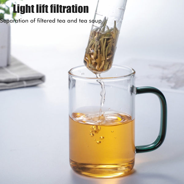Te-infuser varmebestandig glas te-si Transparent tekop-si