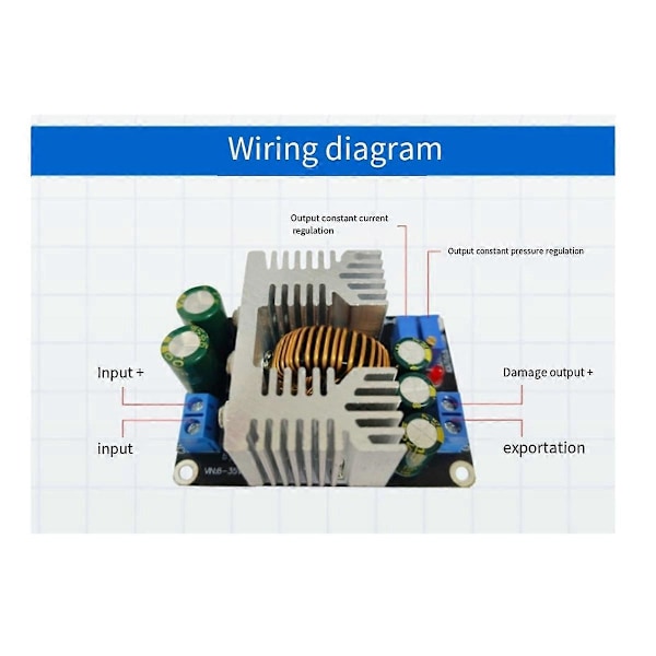 300W 15A DC-DC Step-Down -moduuli