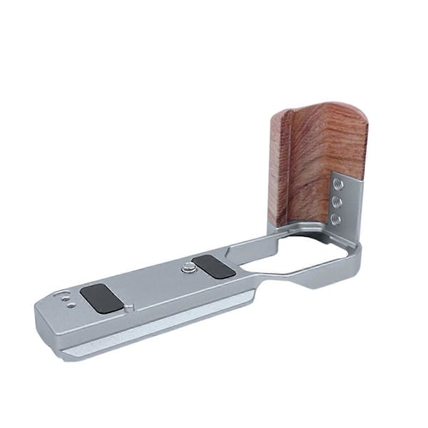 för Quick Release L-platta Trä Sidohandtag Fäste silver