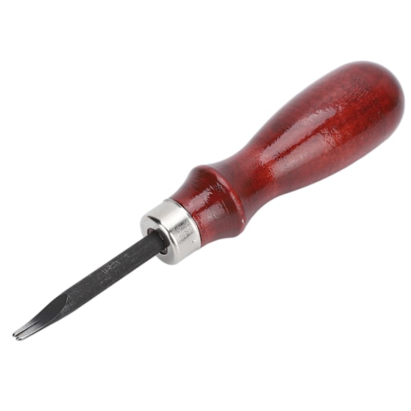 Läderfasare 0,8 mm/0,03 tum Stålmaterial Sandalkäppshandtag Lätt DIY Trimming Bärbar Skiver Läderverktyg