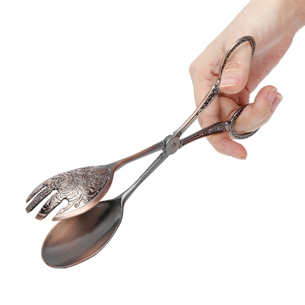 Kök Redskap Zinklegering Multifunktionell Klämma Halkskyddad Matlagning Bakning Bröd Matklämma (Koppar)