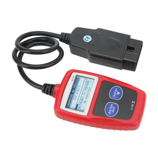 12V OBD2 Diagnostisk Skanner LCD-bakgrundsbelyst skärm Professionellt diagnostiskt gränssnitt för bil