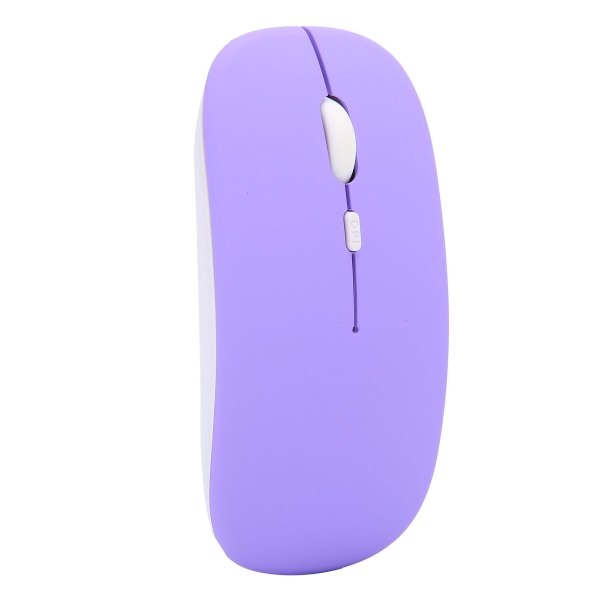 Trådløs mus Smart Mini Bærbar 3 Speed ​​DPI Justerbar Trådløs Mus for Office Bærbar PC Nettbrett Lilla Frosted Single Mode