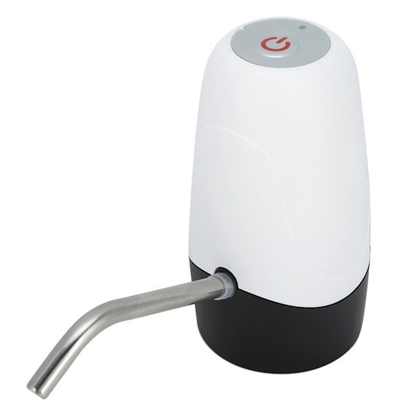 Bærbar elektrisk vandpumpe dispenser drikkeflaske switch USB opladning til hjemmetHvid
