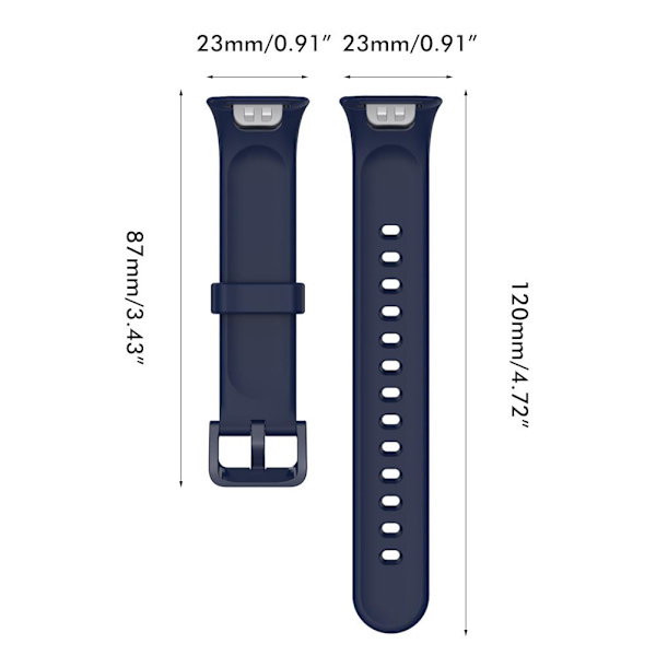 Udskiftningsbånd, der er kompatible til Xiaomi Mi Band 7 Pro bløde silikonearmbånd, åndbar, justerbar håndledsrem
