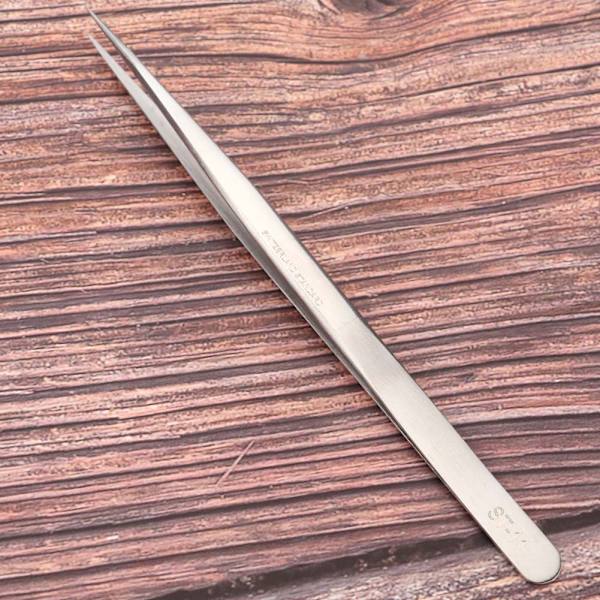 Pincett med hög hårdhet i rostfritt stål Praktisk verktygssats för watch och smyckenreparationer (#2)