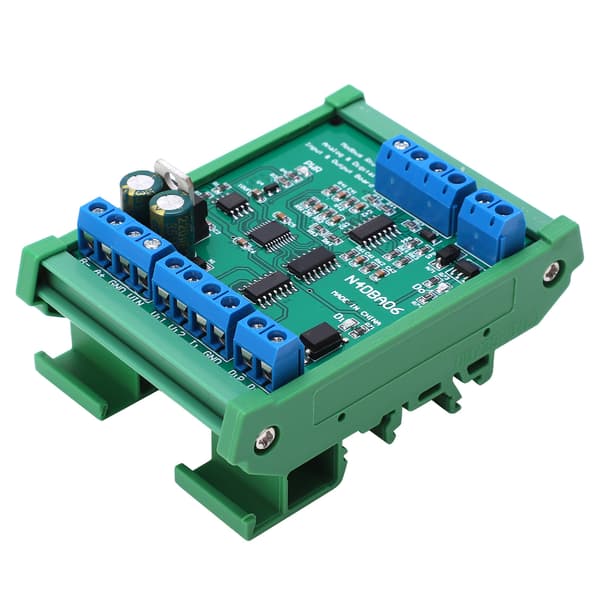 Analog Digital Input Output Modul med Kabinet 8-Kanal RS485 DC12V N4DBA06 14-34MA