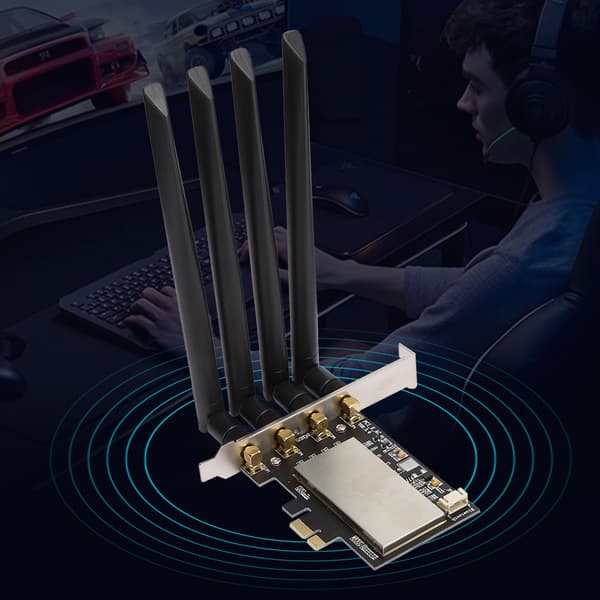 BCM94360CD adapter NGFF til PCI E Konverter Desktop Trådløst Nettverkskort Adapterkort