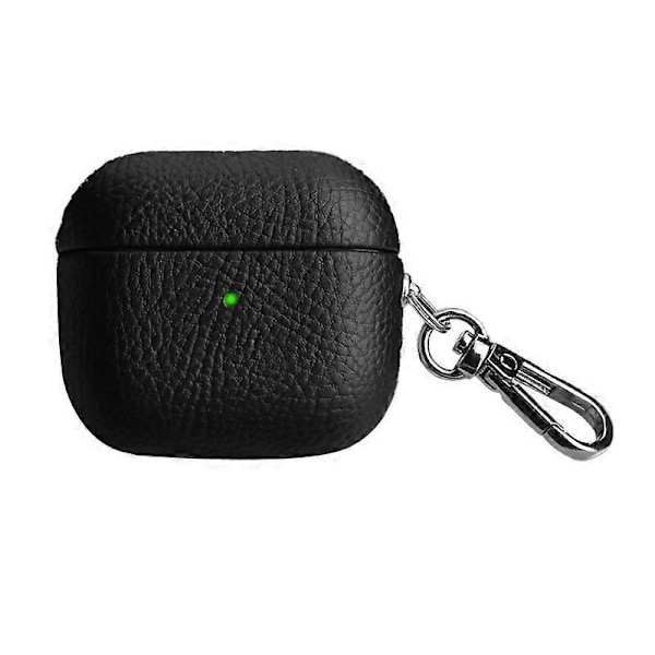 Elegant Mjukt Lychee Mönster Hörlursfodral för Pro-Svart