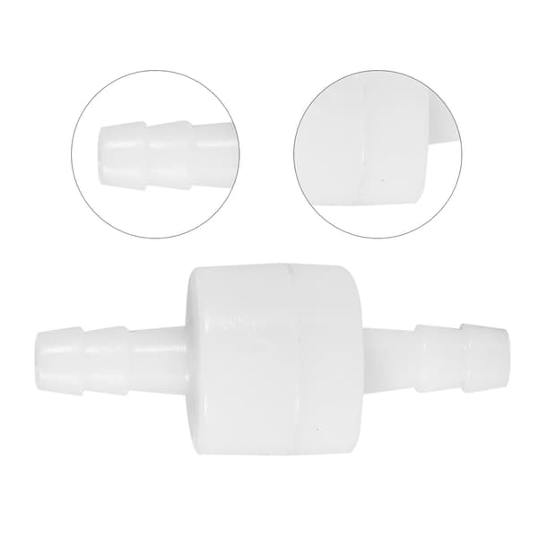 6 mm Inline Backventil Bränsle Olja Vatten Gas Luft Envägs Hållbar