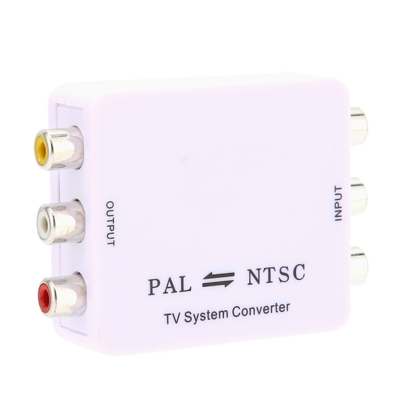 PAL/NTSC Format Converter Mini PAL NTSC Mutual Conversion Converter -sovitin DVD-soittimelle/tallentimelle ja erilaisille TV-järjestelmille
