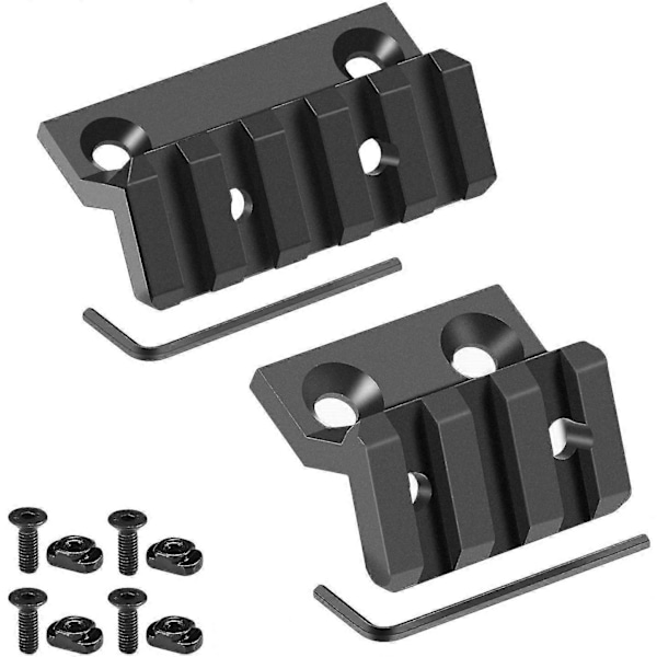3 Spår 45 Graders Mlok-skena 3 Spår 5 Spår Aluminiumlegering Fäste Mlok-system
