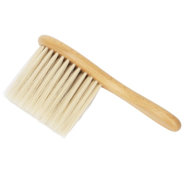Face Duster Brush Nylon Professional Pyökkipuuta Pehmeä Clean Neck Duster Harjat Parturille