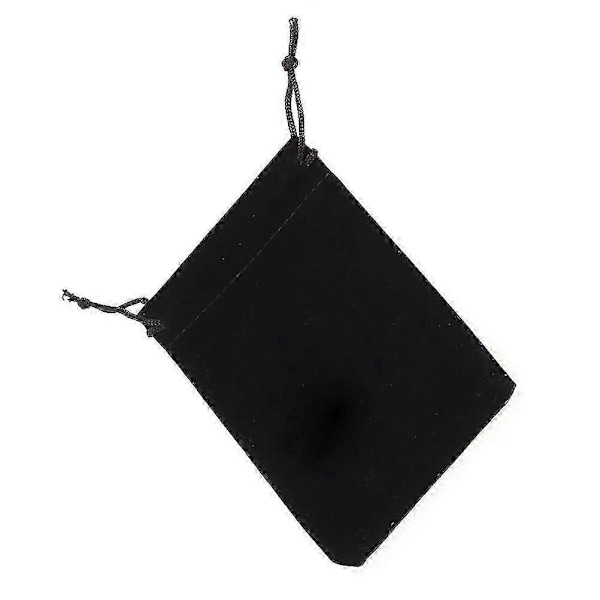 30 stk. Pose med snøre Lukning Opbevaringspose Sort Stofposer Gaveposer til Smykker Små Gaver (7x9cm)