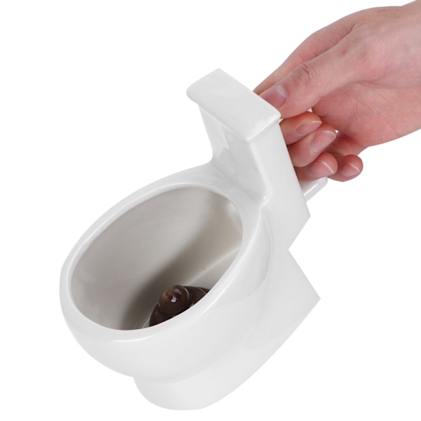 301‑400ml Keramisk Toilet Krus Sjovt Kaffe Kops Med Håndtag Personlig Gave Til Venner
