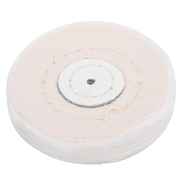 Korujen hionta Kiillotustyökalut Pearl Buffing Puuvillakangas Valkoinen Pyörätyyny (75mm)