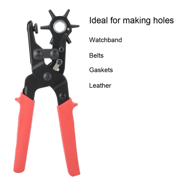 2/2,5/3/3,5/4/4,5 mm watch Läderbälte Hålstansning Tång Krokklämma