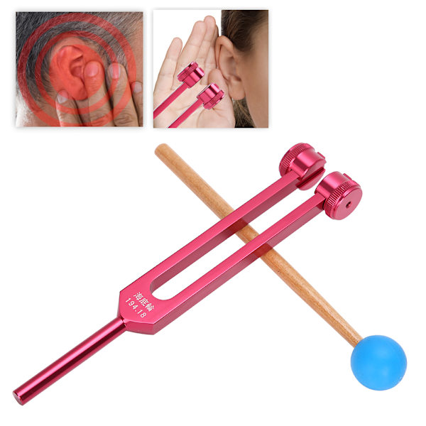 194.18 Stämgaffelljud i aluminiumlegering med hammarljud Healing Therapy Tool Set