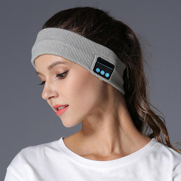 Trådløs Bluetooth Strik Musik Pandebånd