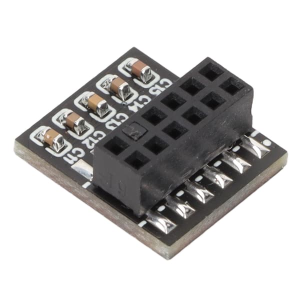 TPM 2.0 Modul 12Pin LPC TPM 2.0 Krypteringssikkerhedsmodul Meget holdbart 12Pin TPM2.0 Modul til Windows til GIGABYTE