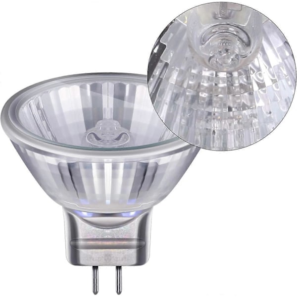 10 st Volframhalogenlampor 12V Lågspänning MR16 Kvarts Halogen Spotlight Lampor (35W)