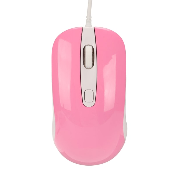 Kablet gamingmus RGB baggrundsbelyst 3500DPI 4-knaps ergonomisk design Kablet computermus Pink