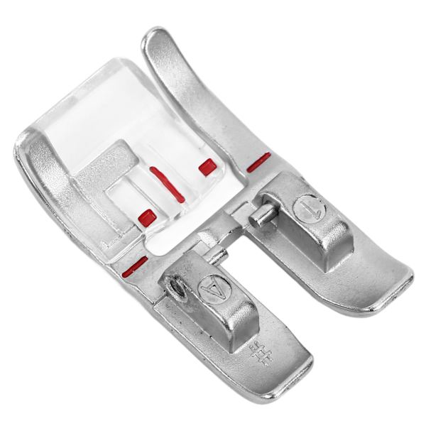 Til Pfaff syning Trykfod Klart design 3,2x1,9 cm Udskiftelig rustfrit stål materiale Symaskine Quiltefod