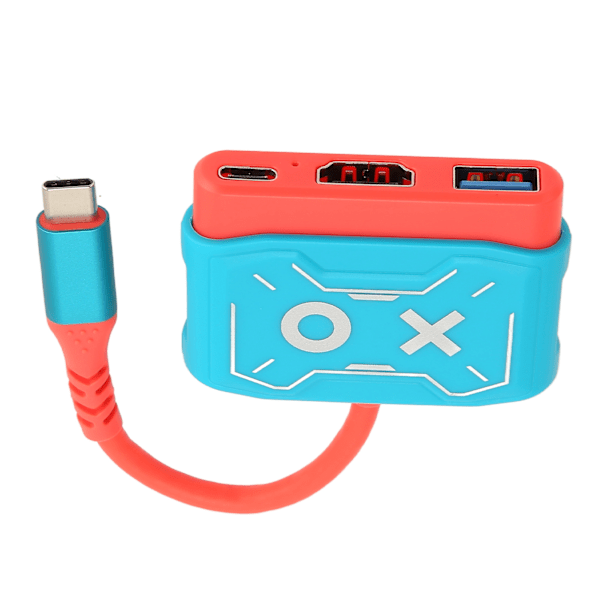 USB C till HD Multimedia Interface videokonverter 3 i 1 HD 4K Plug and Play konverteradapter för Switch för MacBook