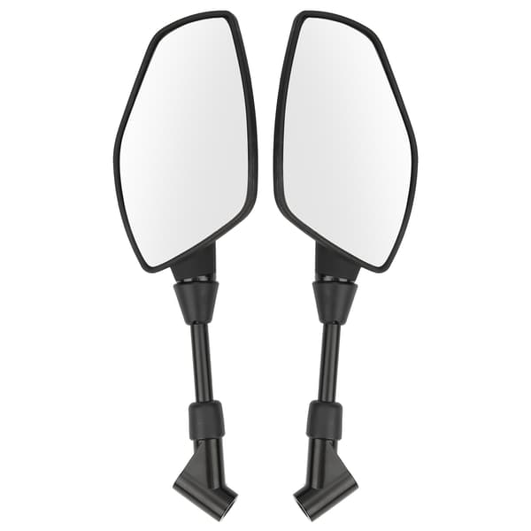 Par Motorcykel Backspeglar Universal Styrände Glas Flexibel Styrfäste