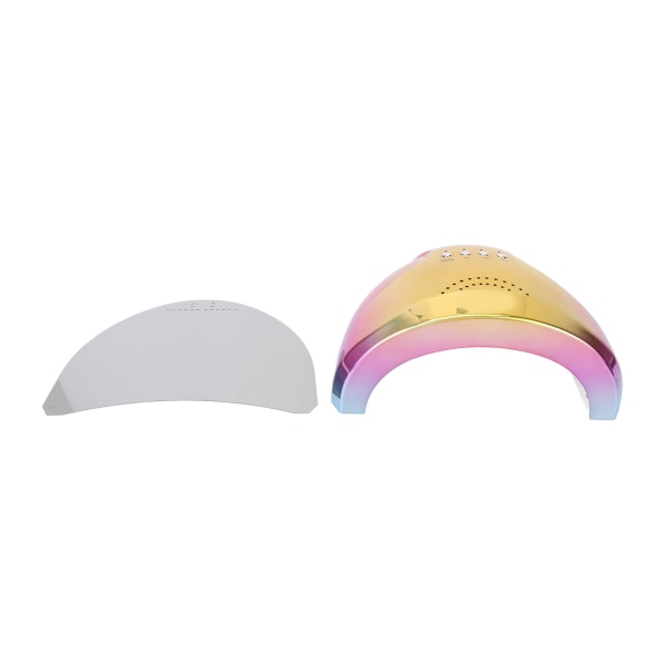 UV LED-spikerlampe 48W Dobbel lyskilde Infrarød Intelligent Induksjon Gel Polish tørketrommel EU-plugg 100‑240V