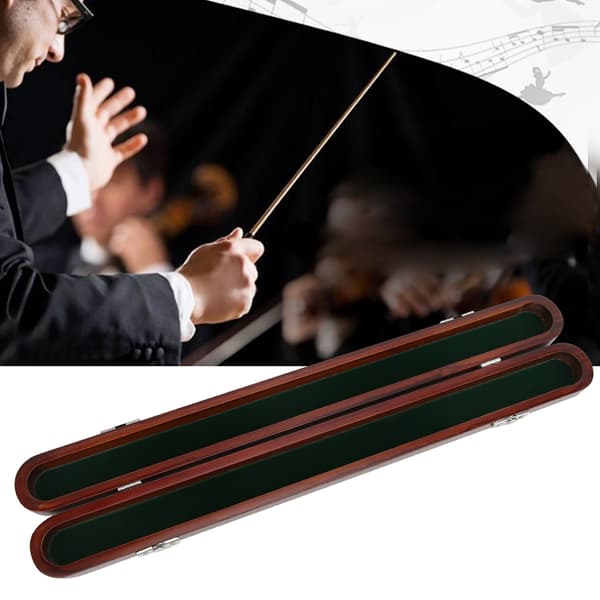 Röd sandelträbatong HighEnd Musical Commander Baton Box