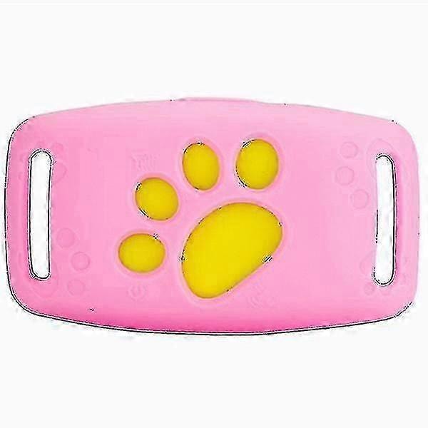 Smart GPS Katt- och Hundhalsband GPS Tracker - Ny SZJR Rosa