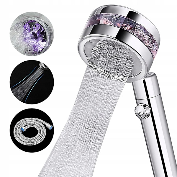 Spraymunstycke, roterande spraymunstycke, boost, silver, lila