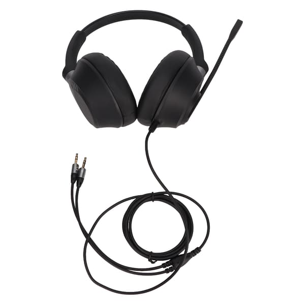 Mobiltelefon Headset Støjreducerende Dobbelt 3,5 mm Jack Lav Forvrængning Kommunikations Computer Headset med Mikrofon