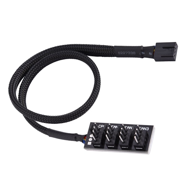 4-Pin Dator CPU/Chassi Fläkt Ström Multi Splitter Anslutningskabel Adapter
