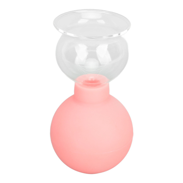 Glas silikon koppar kopp vakuumsug massage terapi för ansiktshud skönhetsverktyg modell 3