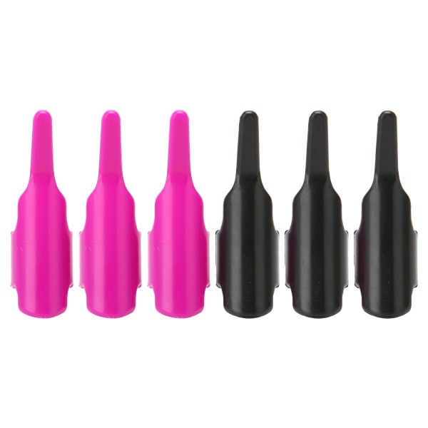6 stk Syning Fingerthing Pusher Justerbar Sikker Nøjagtig Fingerthing Thread Controller til alle Strygestation Sort Lilla