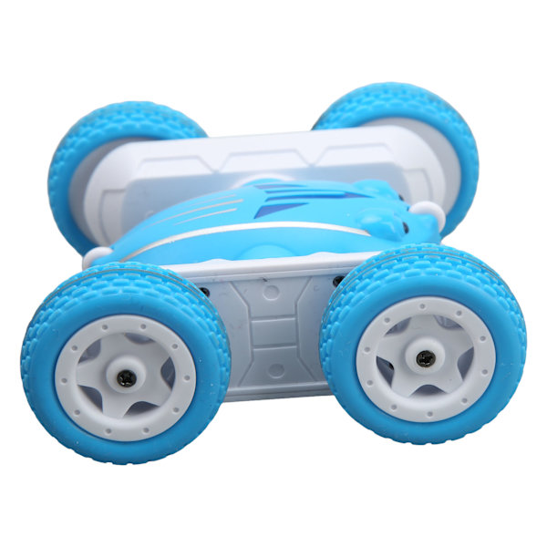 2,4 GHz Stunt RC Bil 360° Rotation Anti Kollision Fjernbetjening Elektrisk Mini Dobbeltsidet Stunt Bil Blå