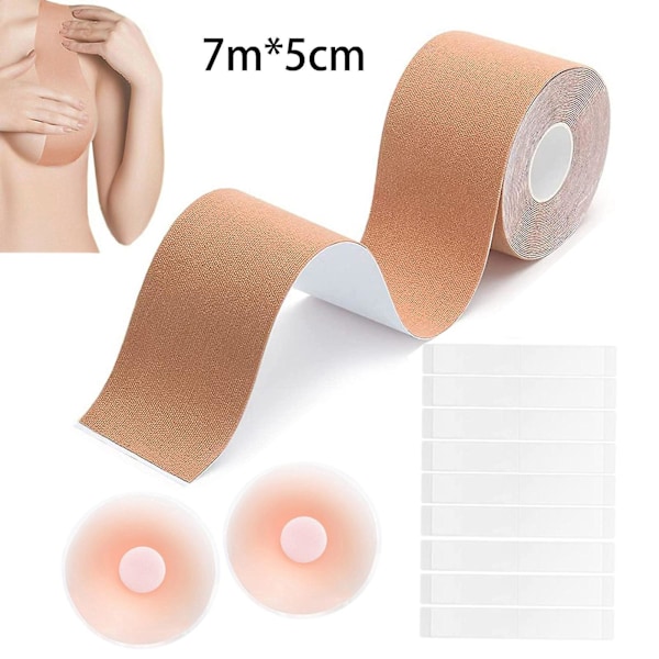 Rinta-teippaus, rintojen nosto-teippaus, BoobyTape rintojen nostoon A-E-kupeille, itseliimautuva rintaliiviteippaus, kehon teippaus rinnan tukeen kaikille kupin kooille, push-up kaikissa mekoissa