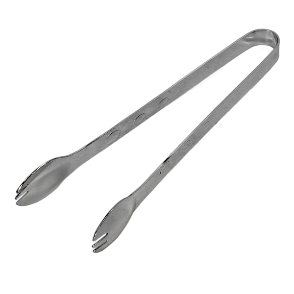 Stainless Steel Ice Tongs Food Grade Prevents Slipping Sugar Food Kitchen Tweezers for Household Foods Black Plated