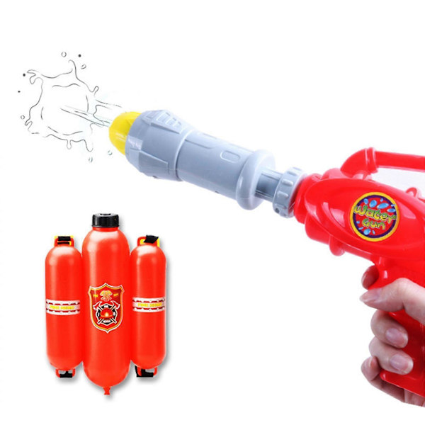 E x tinguisher-formad vattenleksak brandman ryggsäck vattenleksak för sommarpresent-