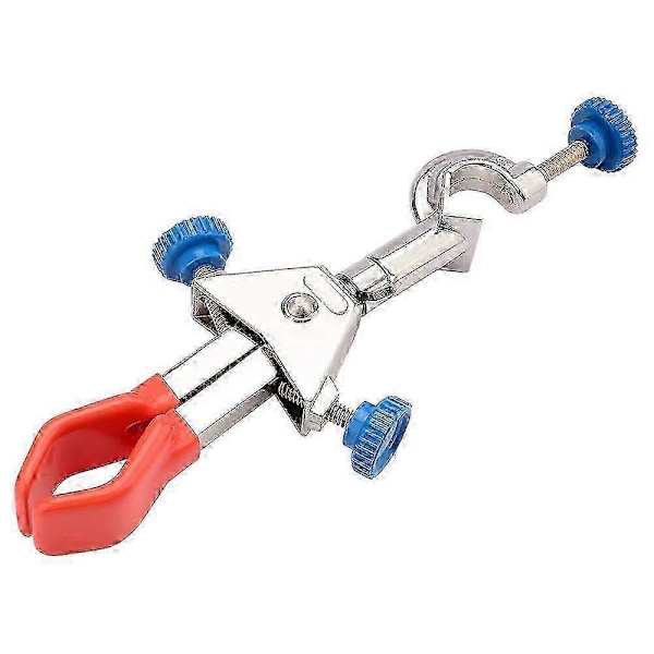 2-stifts Dubbeljusterbar Vridklämma, Robust 2-stifts Dubbeljusterbar Multipurpose 360 ​​Graders Vridbar Gummibelagd Klämma