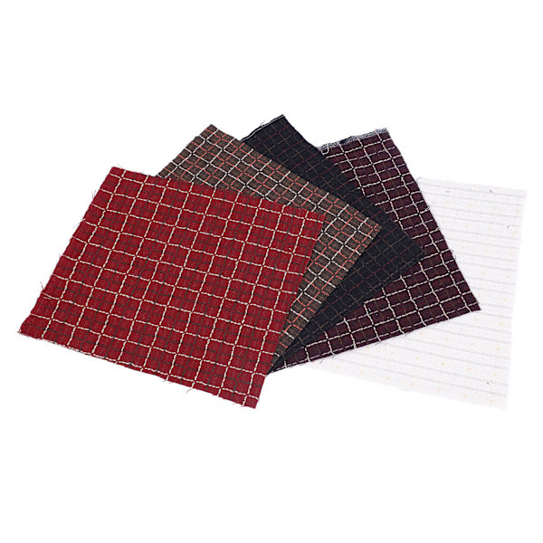 5 kpl puuvillainen tikkauskangas Jacquard-kuvio, halkaisija 7,9 tuumaa Pehmeä hengittävä tilkkukangas ompeluun askarteluun
