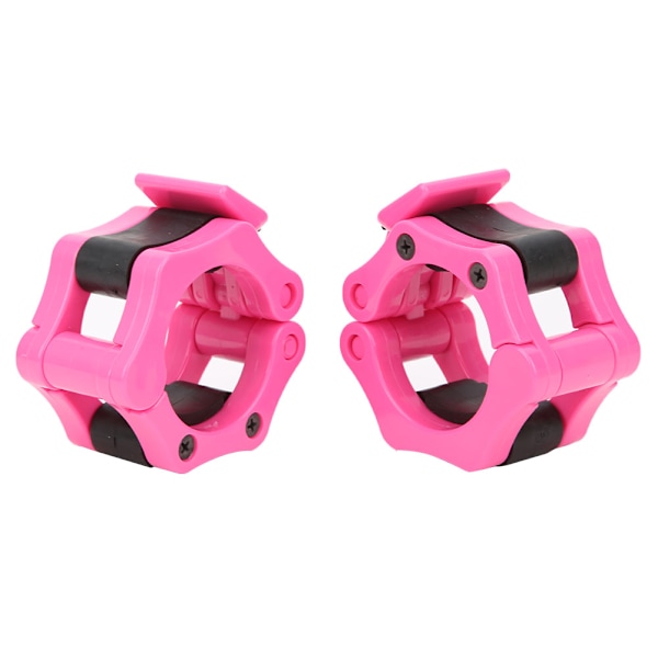 50 mm skivstångsspänne i plast för viktlyftning, rosa