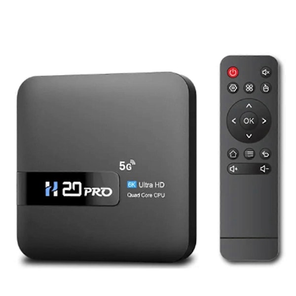 H20PRO Smart Android TV Box Android 10 2GB 16GB 6K TV Box - EU Stik