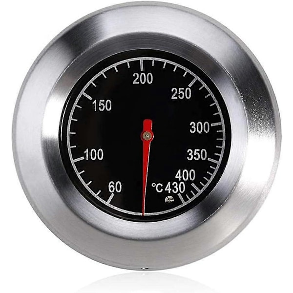 Analog köttermometer i rostfritt stål BBQ-termometer för utomhusbruk, rökning, BBQ, gasugn, BBQ-grill, kött