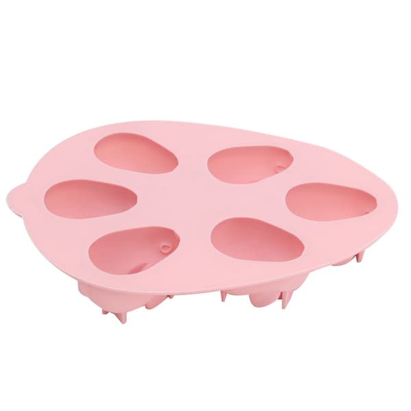 3D Kanin Form Silikone Form Kage Bageform Hul Is Chokolade Form Værktøj Pink